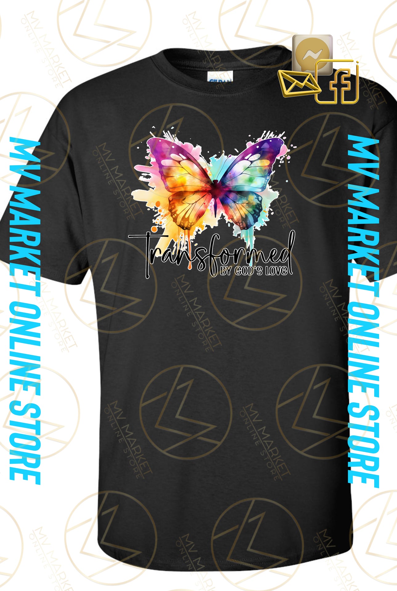 Transformed by God’s Love t-Shirts (Various Colors)