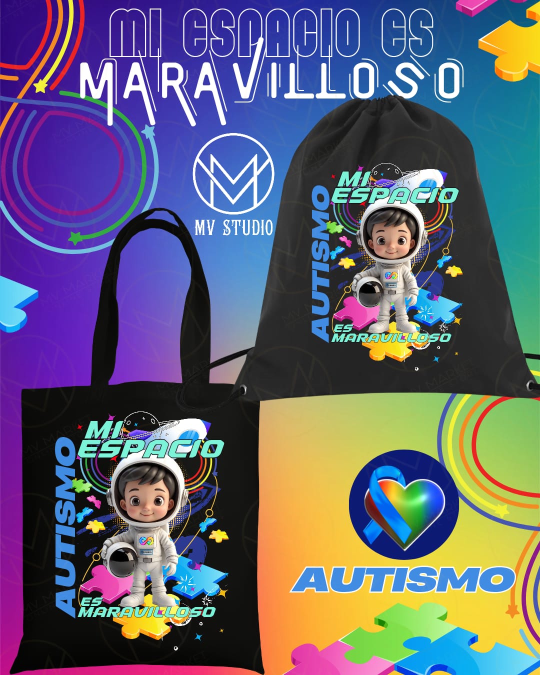 Colección de Autismo MI ESPACIO ES MARAVILLOSO