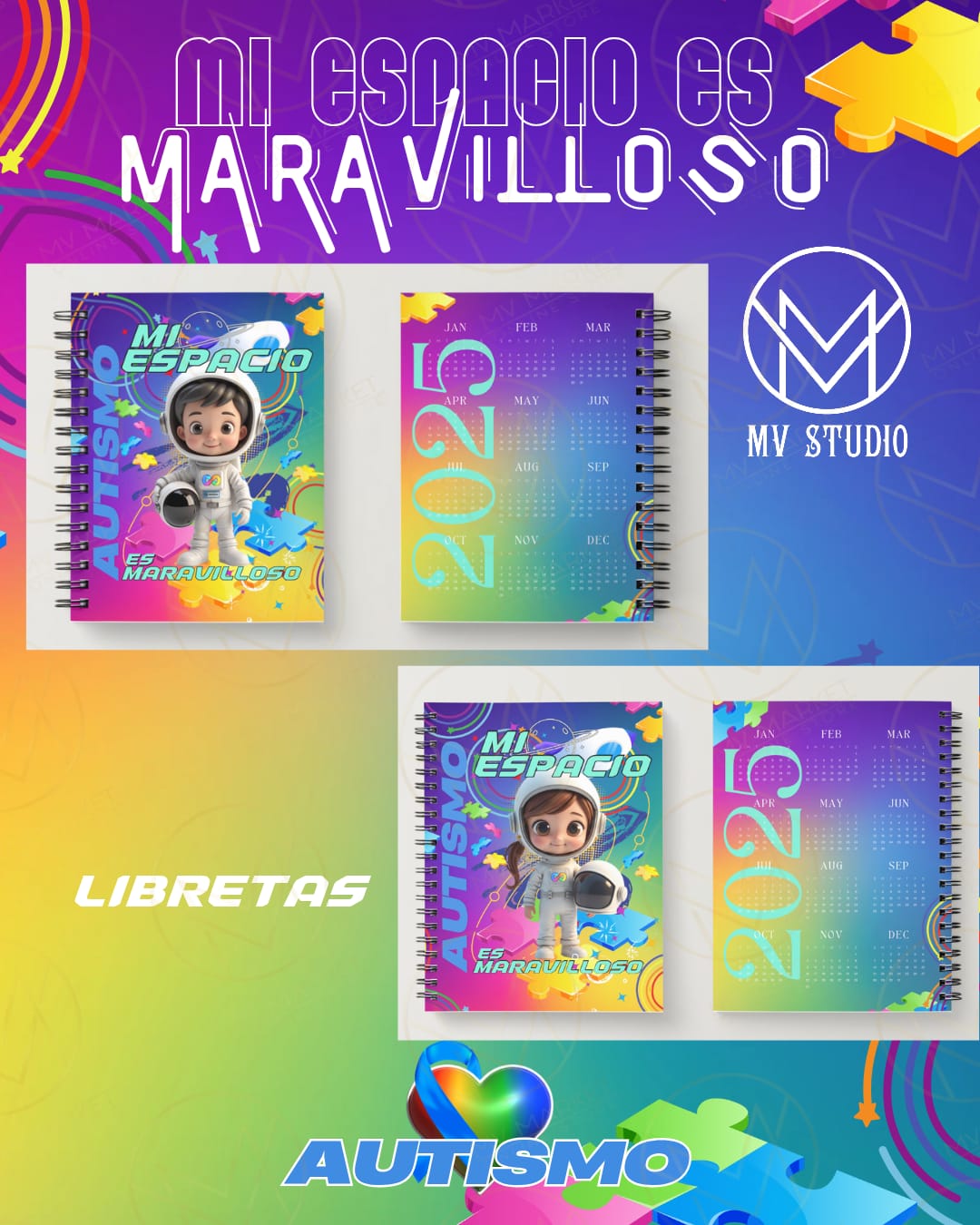 Colección de Autismo MI ESPACIO ES MARAVILLOSO
