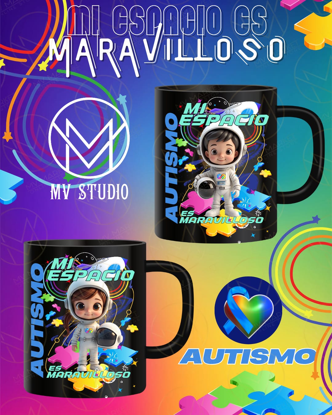 Colección de Autismo MI ESPACIO ES MARAVILLOSO