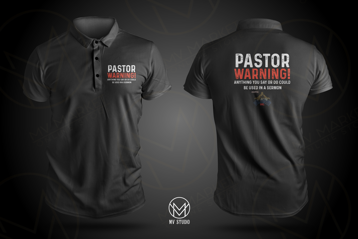 Pastor Warning and Need Prayer Polos