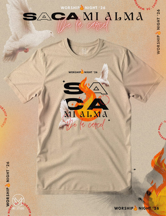 Saca Mi Alma de la Cárcel T-Shirt (Worship Night 2026)