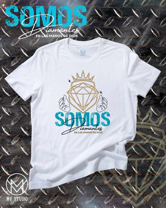 Camisas de Somos Diamantes en Las Manos De Dios