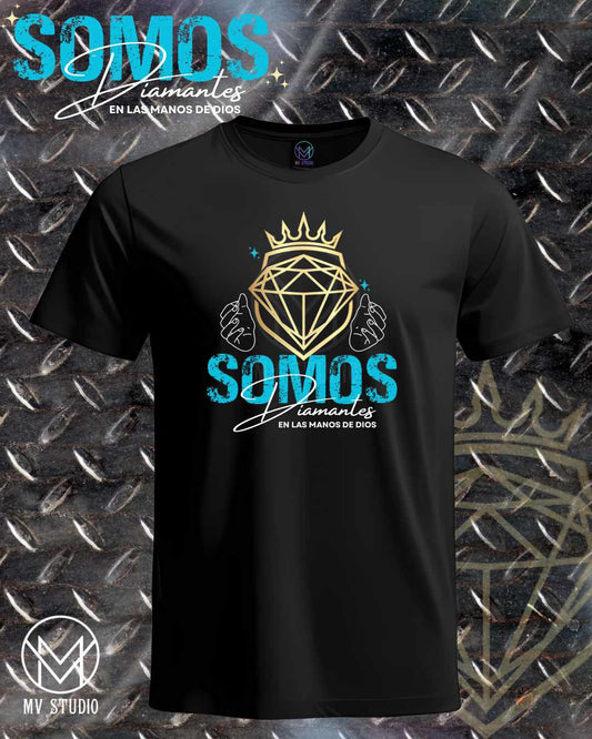 Camisas de Somos Diamantes en Las Manos De Dios