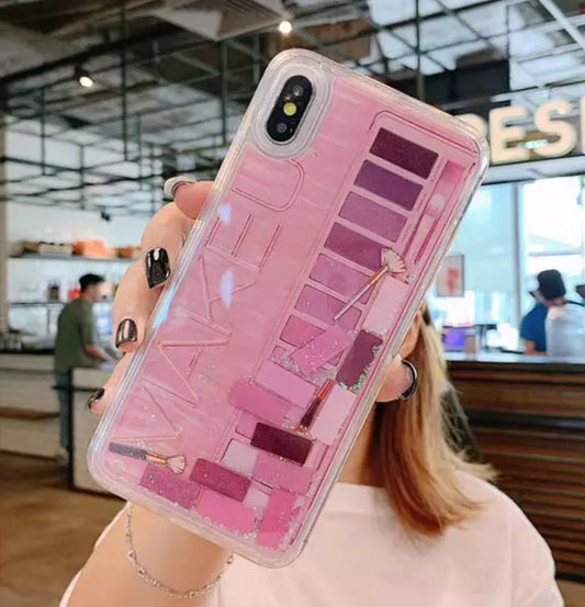 Glamour Makeup Pallete iPhone Case (Pink)