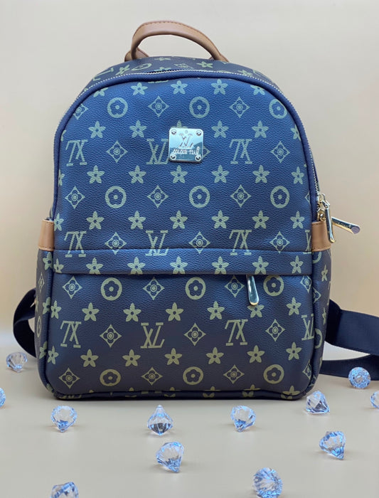Luxury Brown Leather Backpack