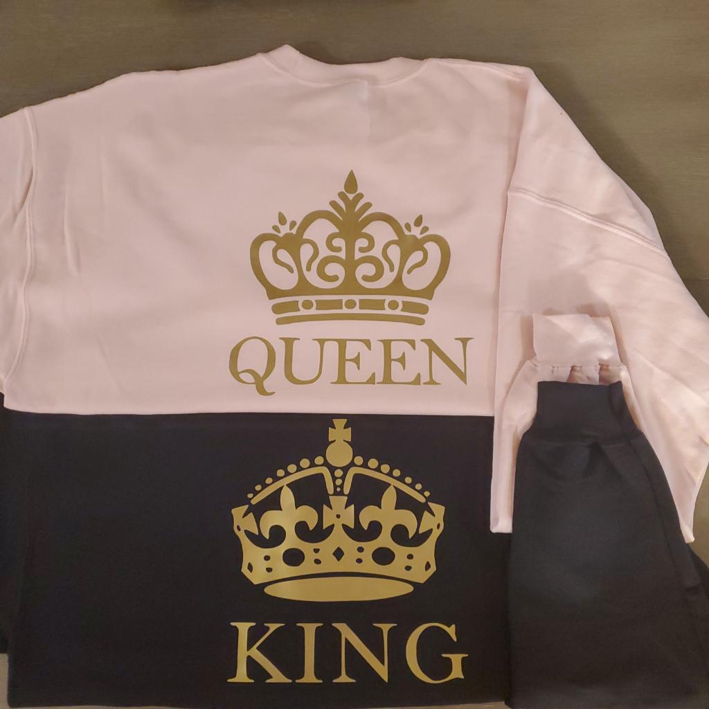King and Queen Sweatshirts